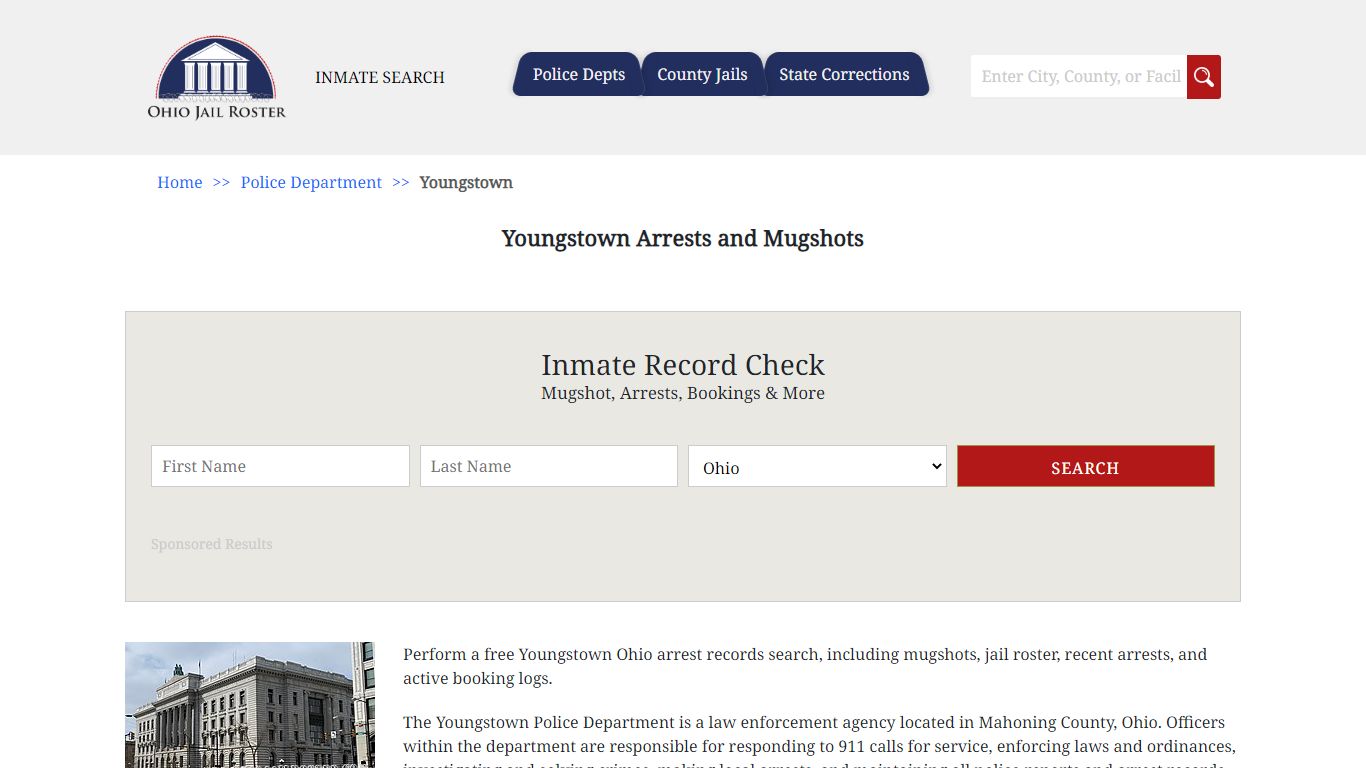 Youngstown Arrests and Mugshots | Jail Roster Search